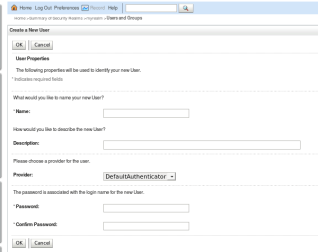 WLSAC - Create new user