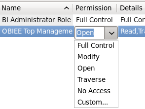 CM - permissions - options